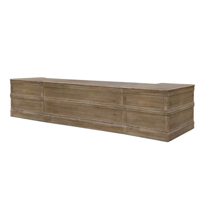 Park Hill Collection Boulevard Bar Counter in Driftwood - F-126-2-092-002