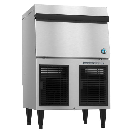 Hoshizaki F-330BAJ | 24" Wide Air-Cooled Undercounter Flaker Ice Maker w/ Built-In Storage Bin - F-330BAJ