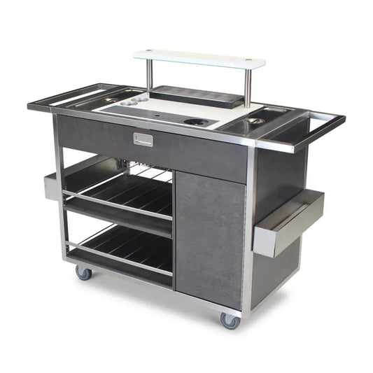Forbes Industries "F35-5515 23" Foss Executive Mixology Cart Polyethylene Work Surface - F35-5515
