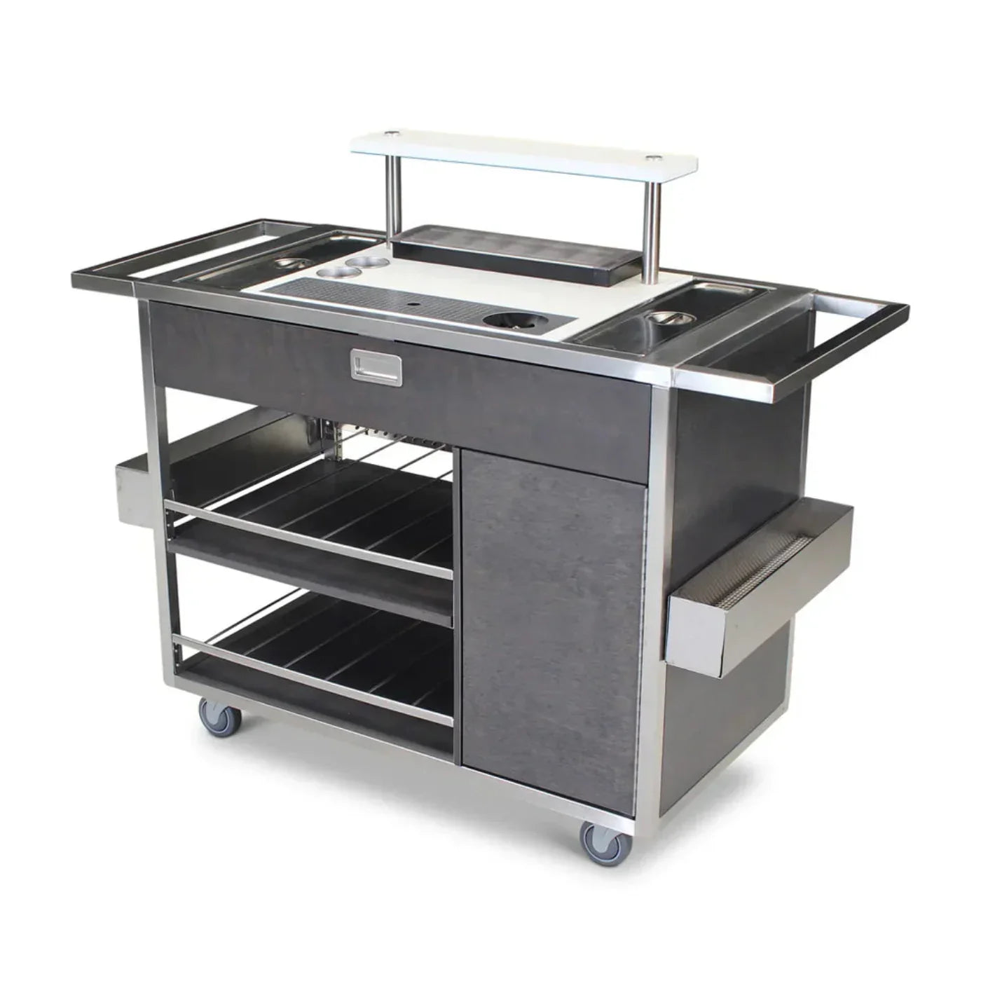 Forbes Industries "F35-5515 23" Foss Executive Mixology Cart Polyethylene Work Surface - F35-5515