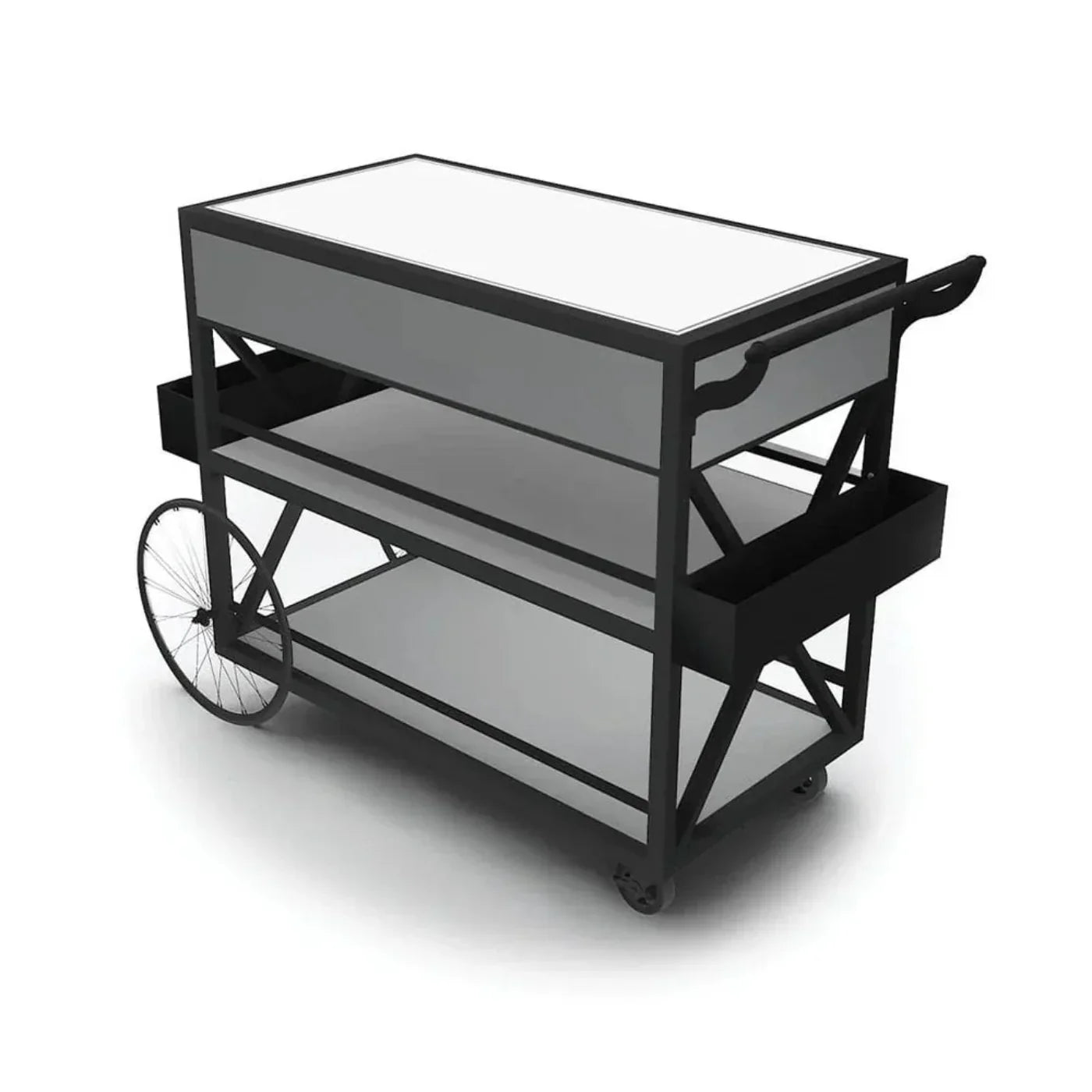 Forbes Industries F35-5521 28" Foss Elite Mixology Cart Polyethylene Work Surface - F35-5521