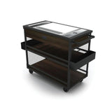 Forbes Industries F35-5545 Rustic Butcher Block Beverage Service Station - F35-5545