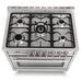 Cosmo Commercial-Style 36" Single Oven Dual Fuel Range with 8 Function 3.8 cu. ft. Convection Oven in Stainless Steel - COS-F965