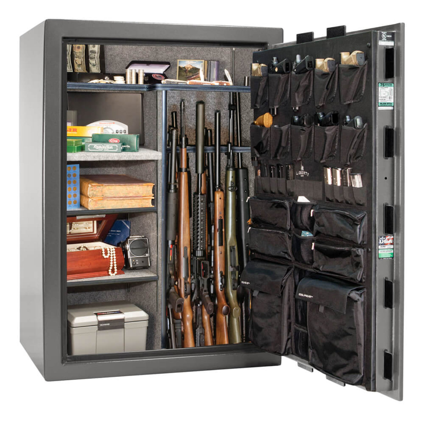 Liberty Fatboy Gun Safe 64 Extreme Gray Marble - LIB Fatboy 64 EXT Gray Marble