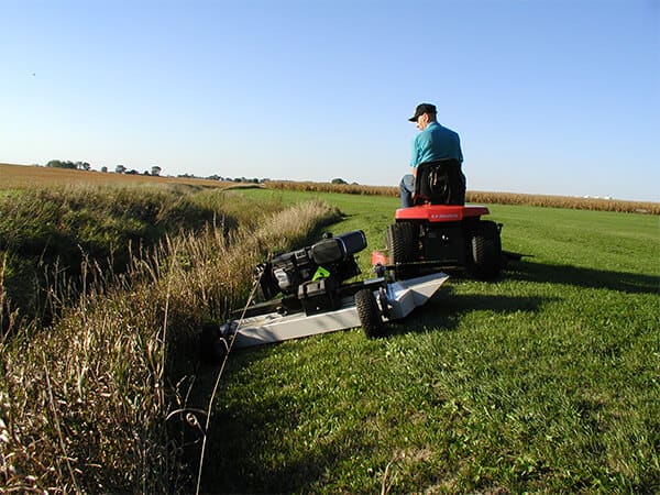Commercial Grade Pull Behind Finish Cut Mower AcrEase Model C60BE