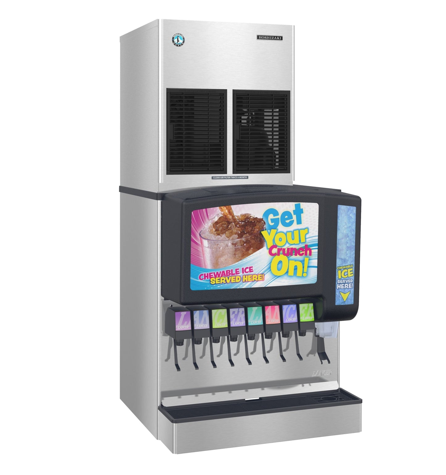 Hoshizaki FD-650MWJ-C | 22" Wide Water-Cooled Cubelet Ice Maker (Dispenser Sold Separately) -FD-650MWJ-C