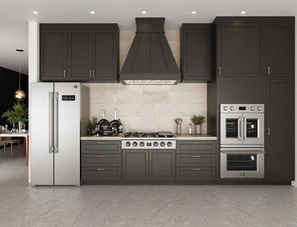 FORNO 33-Inch Side-by-Side Refrigerator, 15.6 cu.ft, in Stainless Steel  - FFRBI1805-33SB