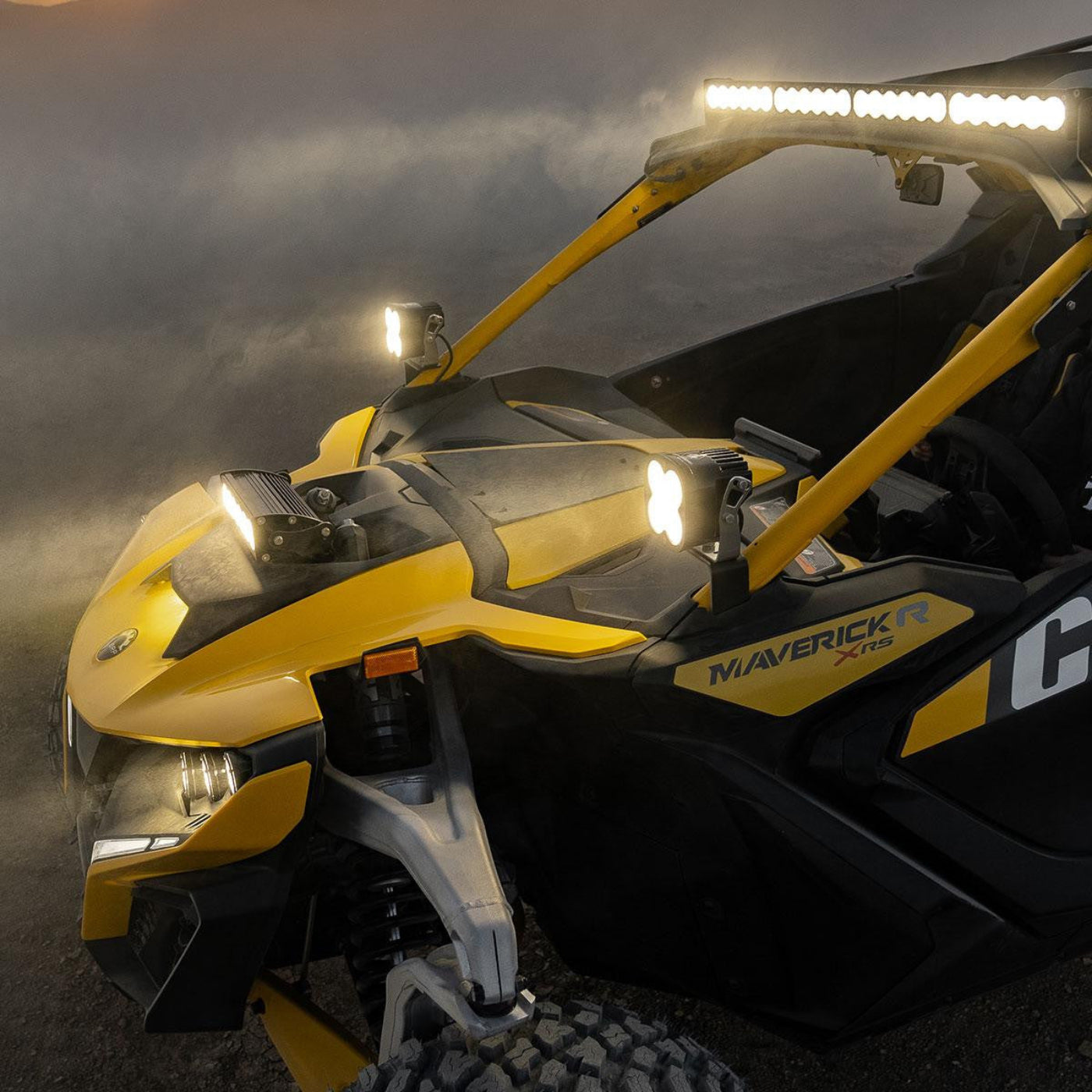 Baja Designs Can Am Maverick R XL Sport A-Pillar Kit - 448187