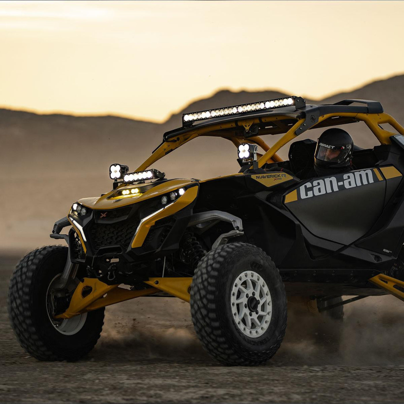 Baja Designs Can Am Maverick R 40" OnX6+ Roof Mount Kit - 448199