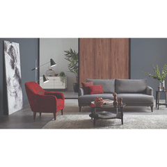 Enza Home US Fiore 3 Seater Sofa Bed - 2026 - K1 - 10405 Dark Grey - AR:301 - 1431733