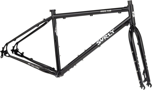 NEW Surly Bridge Club Frameset - 27.5"/700c, Steel, Trevor's Closet Black - 210000060898