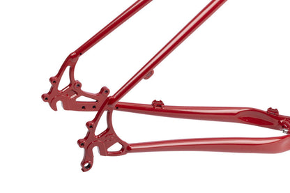 NEW Surly Bridge Club Gravel Touring Adventure Frameset - 27.5", Steel, Lingering Cranberry