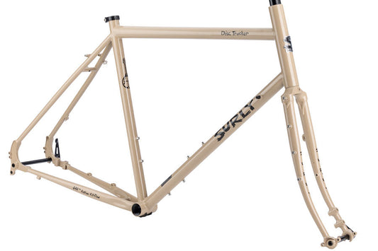 NEW Surly Disc Trucker Frameset - Steel, Touring, 700c, Grandpa's Khakis - 210000073684