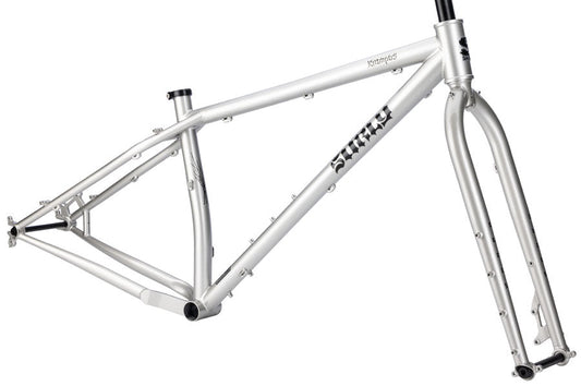 NEW Surly Krampus Frameset - 29", Steel, Salmon Skin Silver - 210000074277