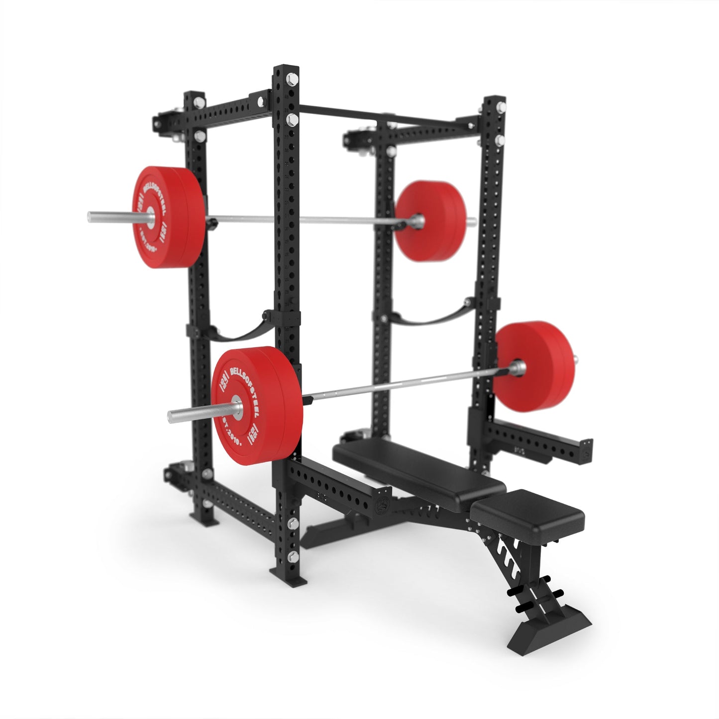 Bells Of Steel Manticore Folding Power Rack - Prebuilt (3" x 3", 1" Holes) - FOL-MTC-PREBLT
