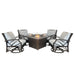 Ethan 5-Piece Outdoor Fire Pit Table Set for Patio