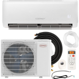 Costway Airtural Series Mini Split Air Conditioner Heater Ductless 12000 BTU 21 SEER2 208-230V Remote Control New - FP10412US-WH+