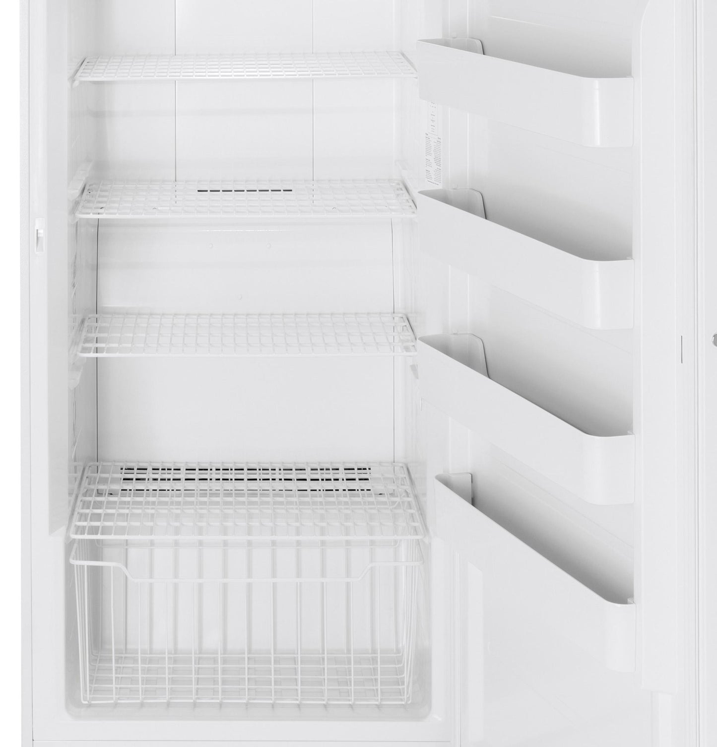 GE APPLIANCES 17.3 Cu. Ft. Frost-Free Garage Ready Upright Freezer White - FUF17SMRWW