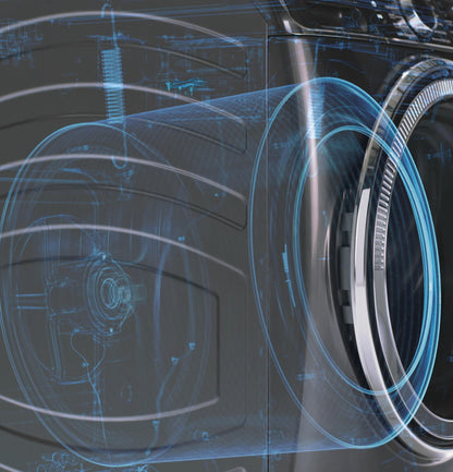 GE APPLIANCES GFW550SSNWW GE® ENERGY STAR 4.8 cu. ft. Capacity Smart Front Load  Washer with UltraFresh Vent System with OdorBlock™ and Sanitize w/Oxi White - GFW550SSNWW