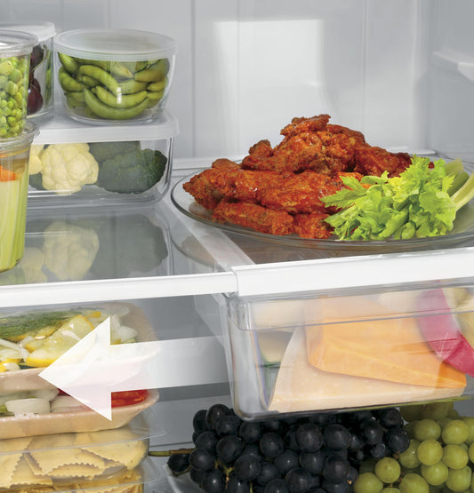 GE APPLIANCES 17.5 Cu. Ft. Top-Freezer Refrigerator in Stainless Steel - GTS18HYNRFS