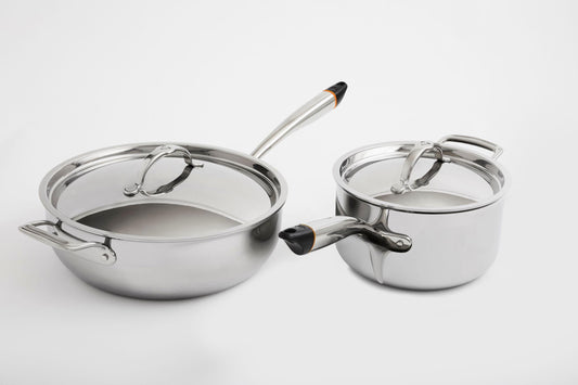 CAFE SmartChef 4-Piece Cookware Set by Hestan Cue in Stainless Steel - UXSMTSET1VSS