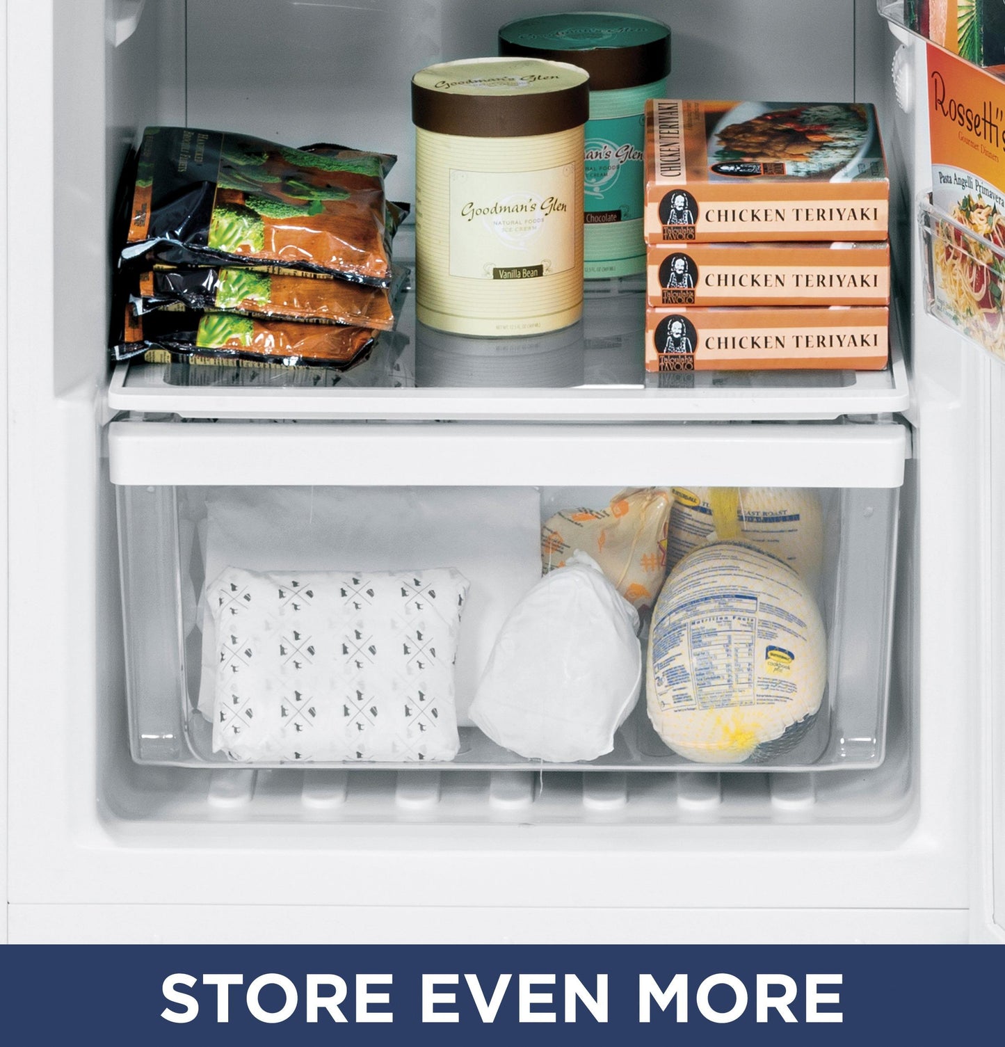 GE APPLIANCES FUF21DLRWW GE® ENERGY STAR® 21.3 Cu. Ft. Frost-Free Garage Ready Upright Freezer White - FUF21DLRWW