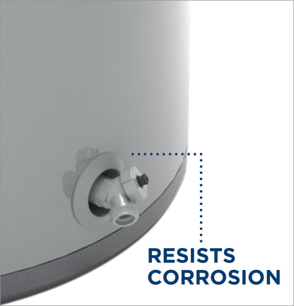 GE APPLIANCES 36 Gallon Side Port Lowboy Electric Water Heater Gray - GE40L08BSM