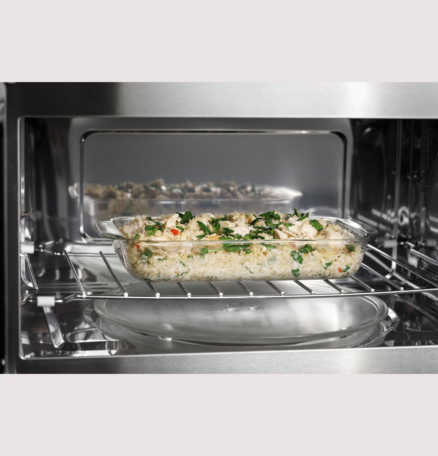 GE APPLIANCES Profile 1.7 Cu. Ft. Convection Over-the-Range Microwave Oven in Stainless Steel - PVM9179SRSS