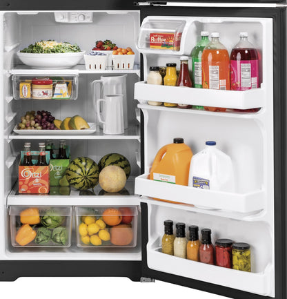 GE APPLIANCES 17.5 Cu. Ft. Top-Freezer Refrigerator in Stainless Steel - GTS18HYNRFS