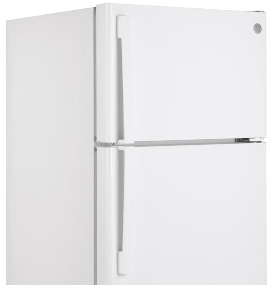 GE APPLIANCES 21.9 Cu. Ft. Garage Ready Top-Freezer Refrigerator White - GTS22KGNRWW