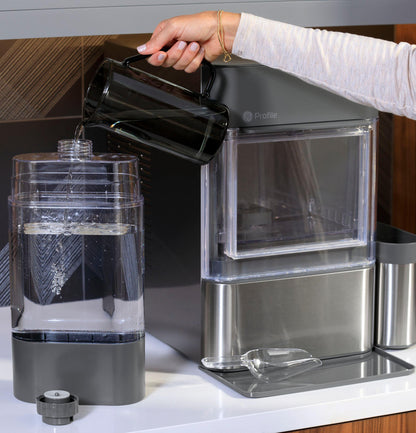 GE APPLIANCES Profile Opal 2.0 Nugget Ice Maker with Side Tank in Stainless Steel - XPIO13SCSS