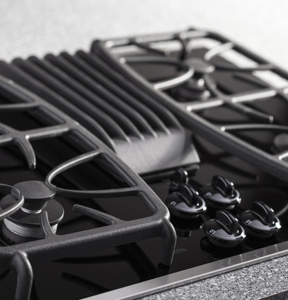 GE APPLIANCES PGP9830SRSS GE Profile™ 30" Built-In Gas Downdraft Cooktop in Stainless Steel - PGP9830SRSS