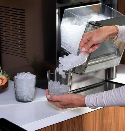 GE APPLIANCES Profile Opal 2.0 Nugget Ice Maker with Side Tank in Stainless Steel - XPIO13SCSS