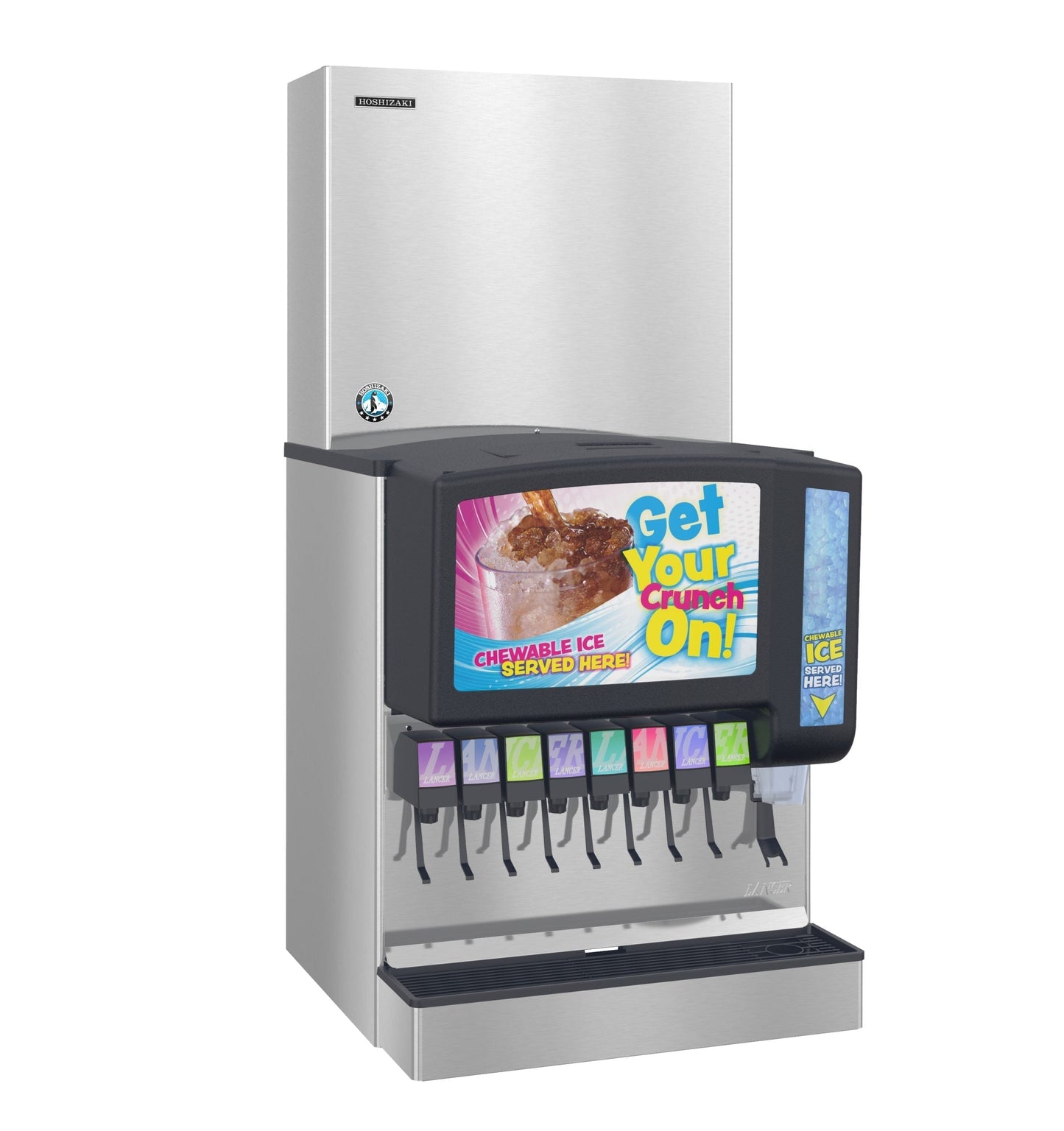Hoshizaki  | 30" Wide Remote-Cooled Small Cubelet Ice Maker Serenity Series (Dispenser & Condenser Sold Separately) - FS-1001MLJ-C