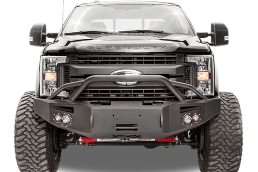 Fab Fours FS05-A1252-1 Ford F250/F350 Superduty 2005-2007 Premium Front Bumper Winch Ready with Pre-Runner Guard
