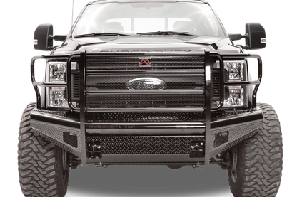 Fab Fours FS05-S1260-1 Ford F250/F350 Superduty 2005-2007 Black Steel Front Bumper with Full Guard