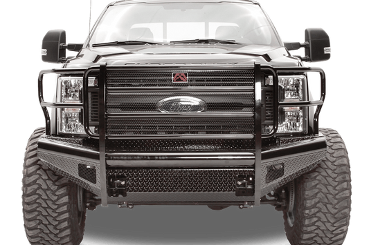 Fab Fours FS05-S1260-1 Ford F250/F350 Superduty 2005-2007 Black Steel Front Bumper with Full Guard
