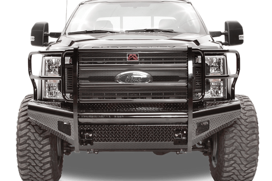 Fab Fours FS05-S1260-1 Ford F450/F550 Superduty 2005-2007 Black Steel Front Bumper with Full Guard