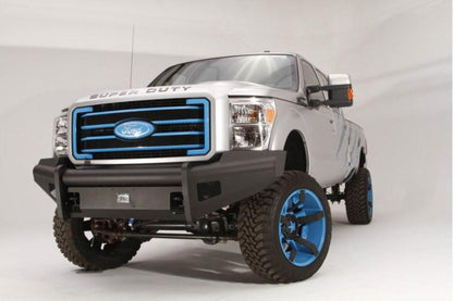 Fab Fours FS11-Q2561-1 Ford F450/F550 Superduty 2011-2016 Black Steel Elite Front Bumper No Guard with Tow Hooks