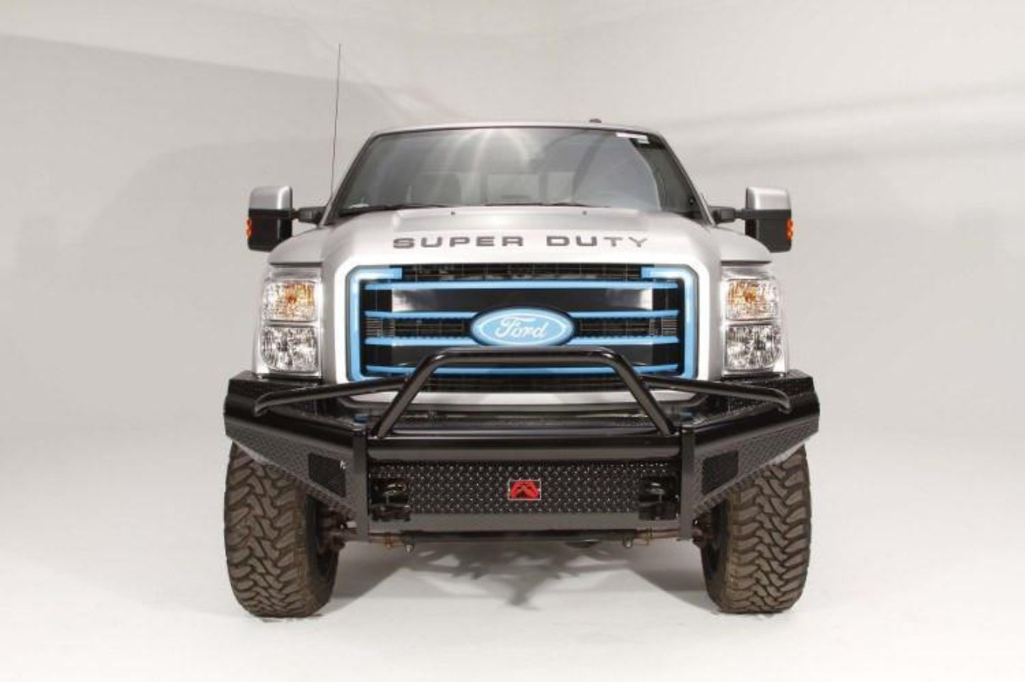 Fab Fours FS11-S2562-1 Ford F450/F550 Superduty 2011-2016 Black Steel Front Bumper with Pre-Runner Guard