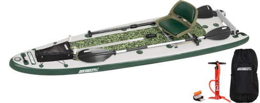 Sea Eagle FS126K_D FishSUP Inflatable Fishing SUP Deluxe Package New - FS126K_D