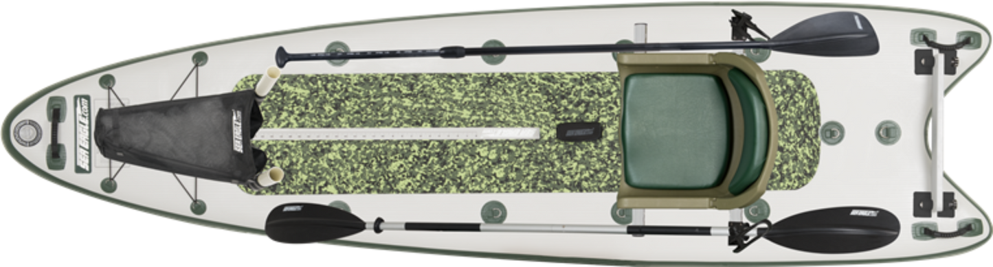 Sea Eagle FS126K_D FishSUP Inflatable Fishing SUP Deluxe Package New - FS126K_D
