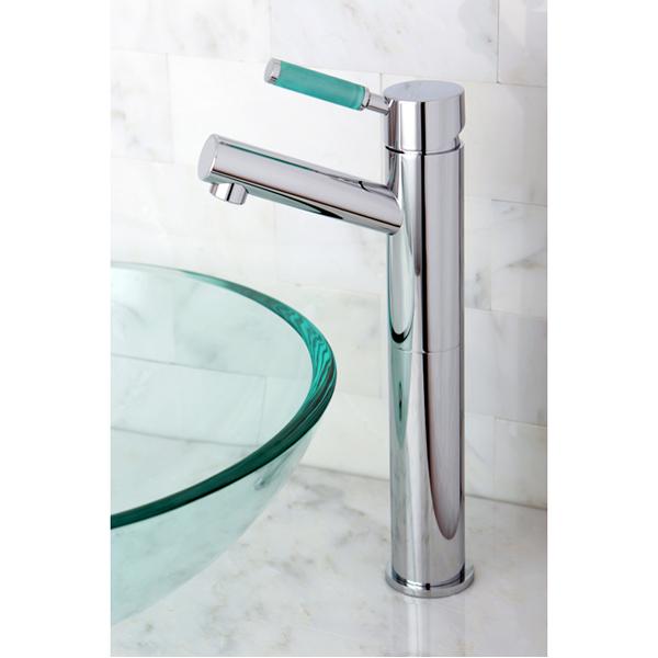 Kingston Brass FS8411DGL Green Eden Single Handle Vessel Sink Faucet