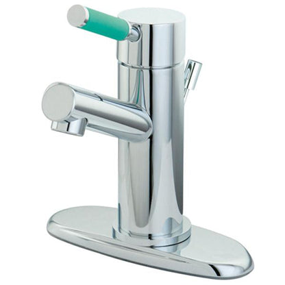 Kingston Brass Green Eden Single Handle Lavatory Faucet with Cover Plate