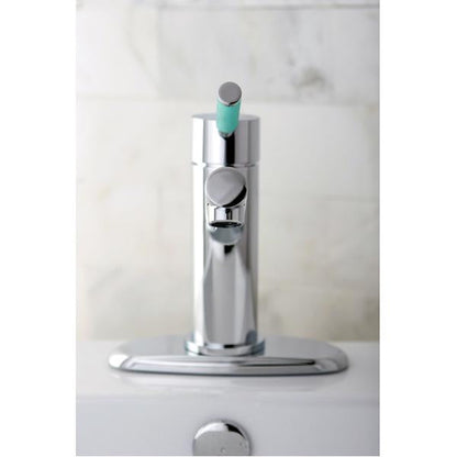 Kingston Brass Green Eden Single Handle Lavatory Faucet with Cover Plate
