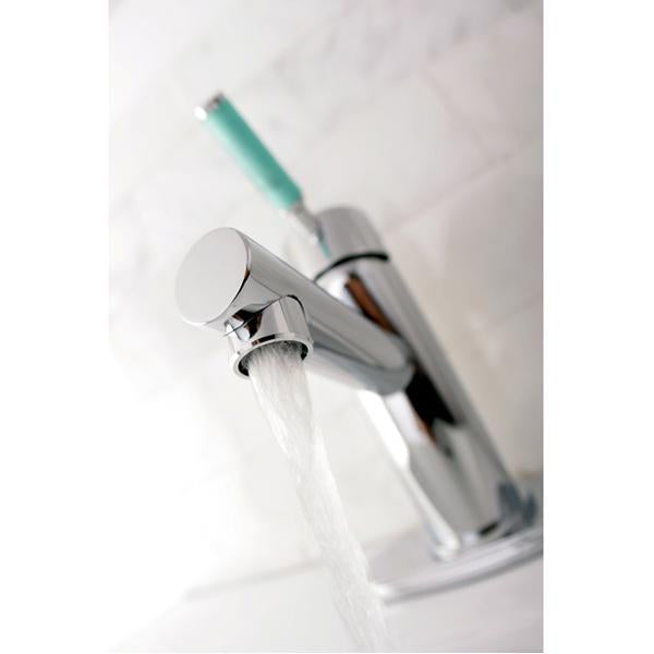 Kingston Brass Green Eden Single Handle Lavatory Faucet with Cover Plate