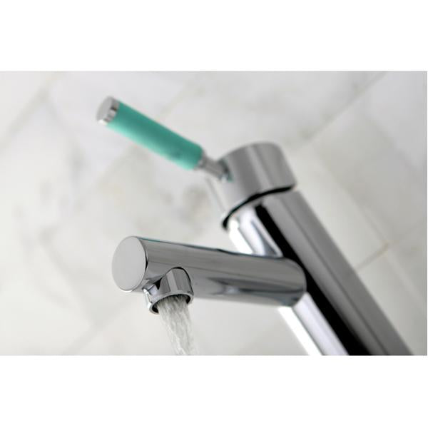 Kingston Brass Green Eden Single Handle Lavatory Faucet with Cover Plate