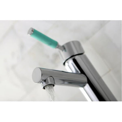 Kingston Brass Green Eden Single Handle Lavatory Faucet with Cover Plate
