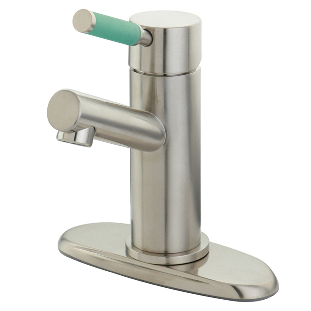 Kingston Brass Green Eden Single Handle Lavatory Faucet with Cover Plate