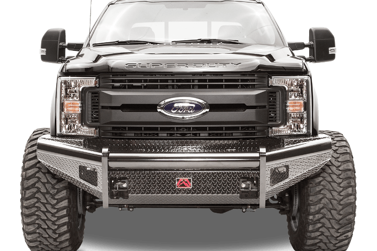 Fab Fours FS99-S1661-1 Ford F250/F350 Superduty 1999-2004 Black Steel Front Bumper No Guard